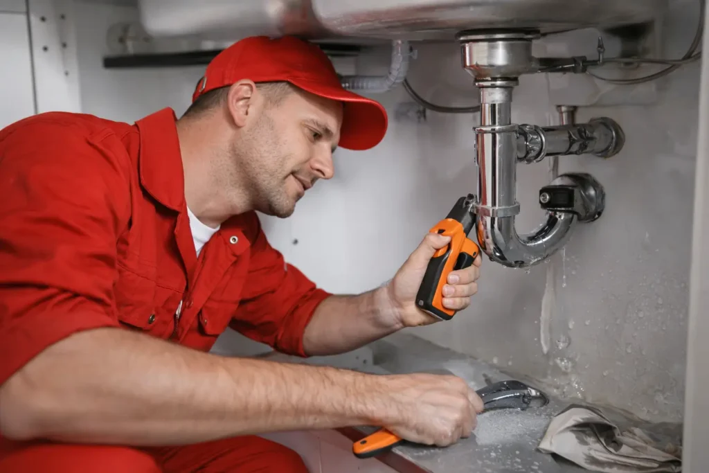 bombeiro hidráulico em Cabo Frio realizando conserto de vazamento