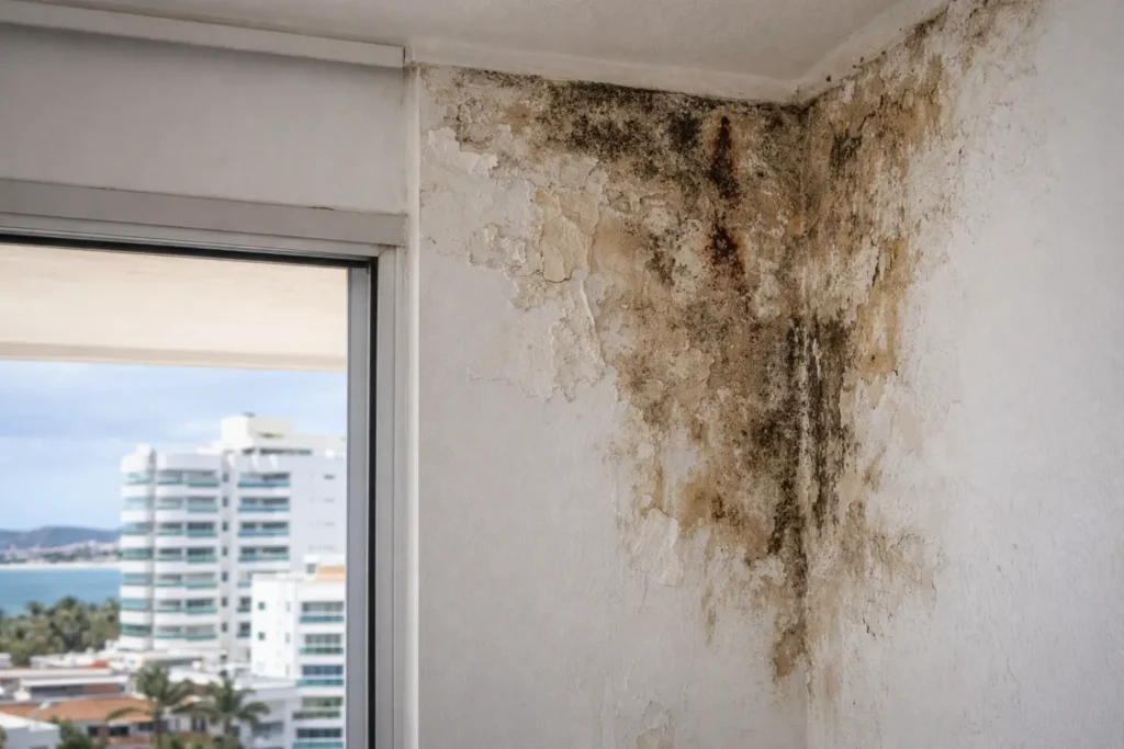 infiltração causada por vazamento oculto em Cabo Frio