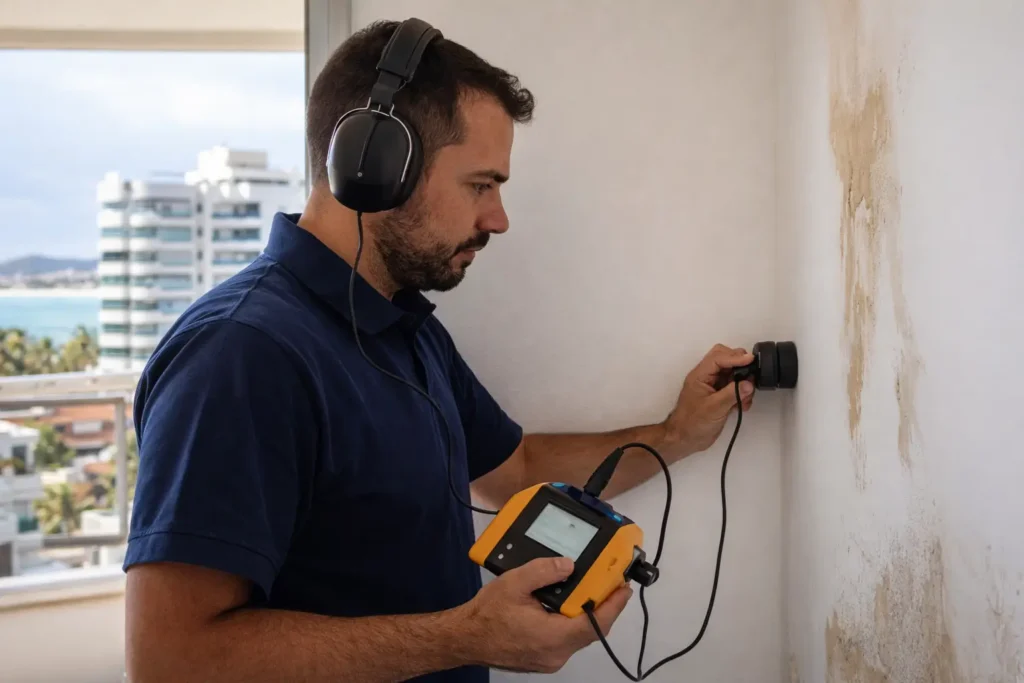 vazamento oculto em Cabo Frio identificação profissional